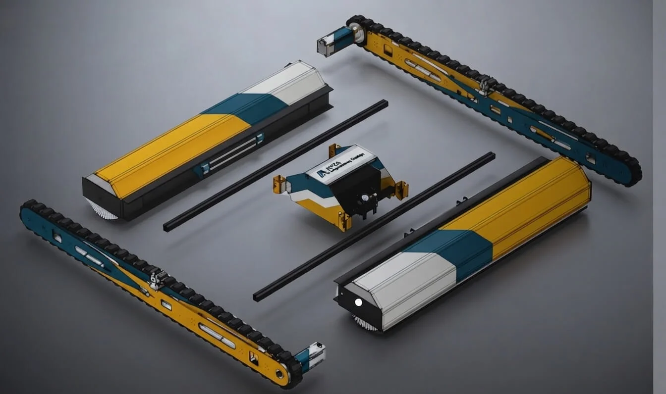 Inside Soluna PV Detailed Exploded View